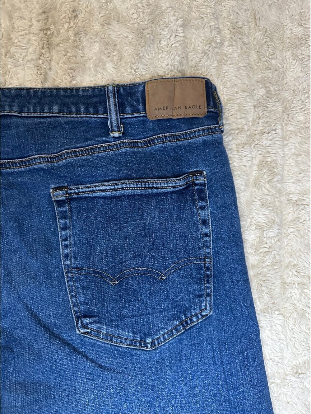 American Eagle Original Straight AirFlex+ medium wash denim jeans 40x32 - Picture 8 of 8